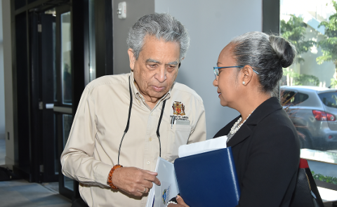 Doctor having a discussion with a patient